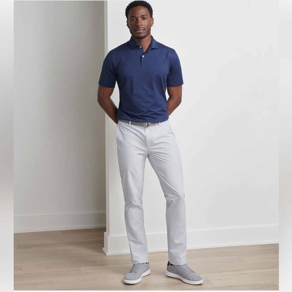 Men’s Peter Millar Surge Performance Trouser- Grey- 33X28